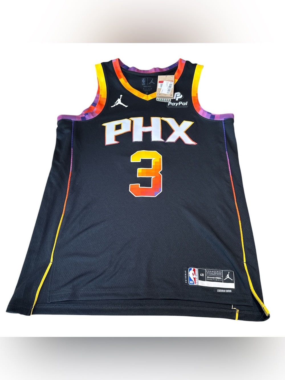 Phoenix Suns Bradley Beal Jordan Brand Swingman Dri-Fit Jersey Menโs L SRP$150